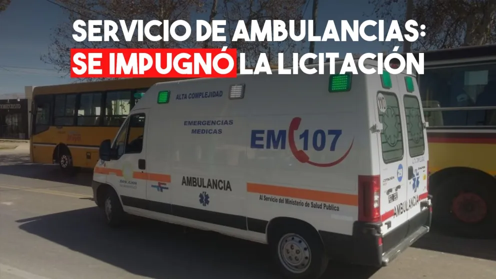 Impugnaron la licitación del servicio de ambulancias