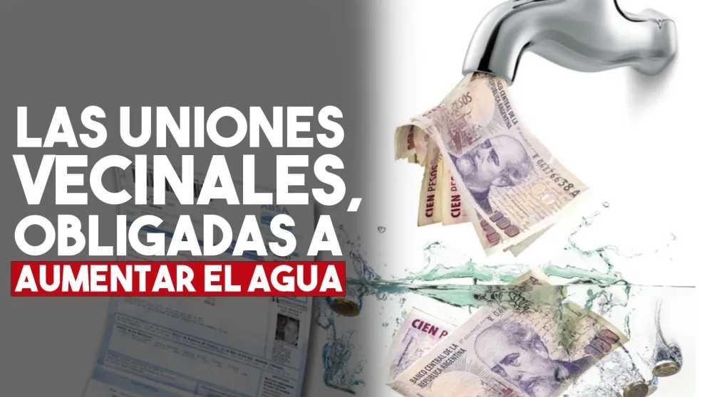 Sin respuesta al pedido de subsidio, las uniones vecinales tendrán que aumentar el agua