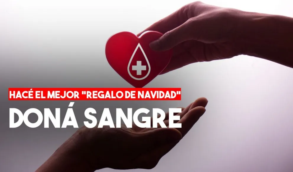 Donar sangre puede ser tu mejor regalo de navidad