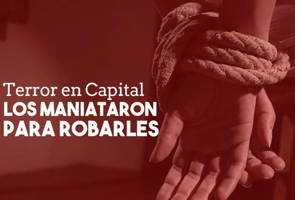 Maniataron a familia para robarles dinero y joyas