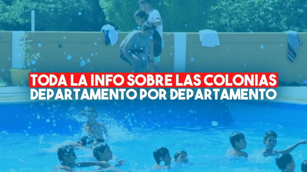 Colonias de Verano en todos los departamentos: conocé cómo y cuándo inscribirte