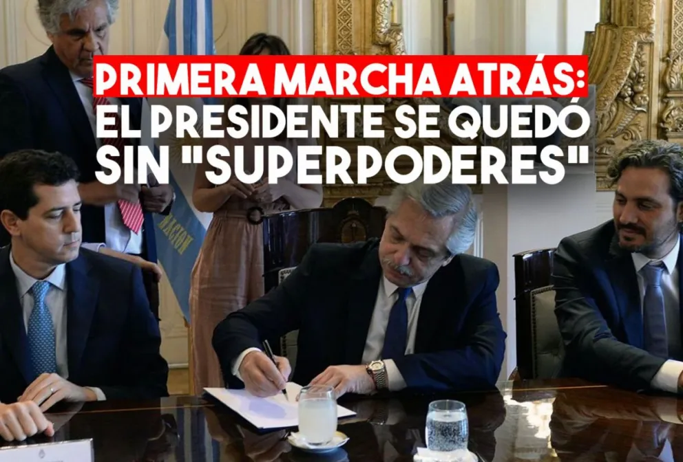 Eliminaron el artículo que permitía al Presidente reformar el Estado
