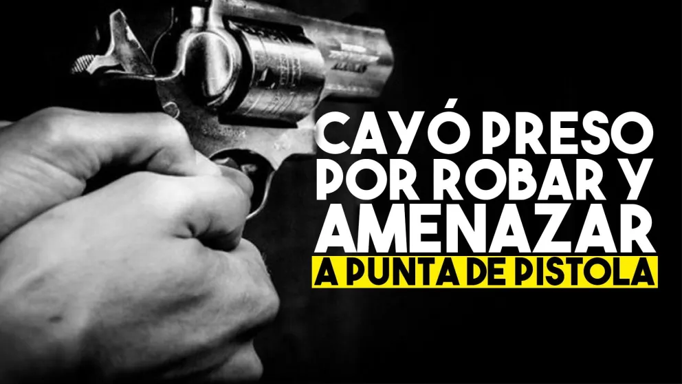 Irá cinco años a prisión por robar y amenazar de muerte con un arma a una mujer