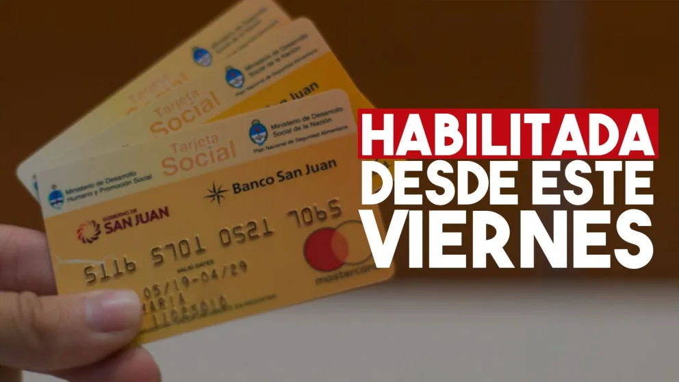 Desde este viernes estará habilitada la Tarjeta Social