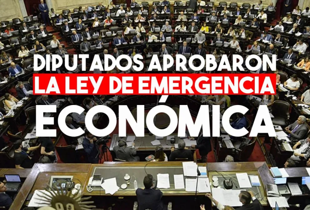 La ley de Emergencia Económica tiene media sanción