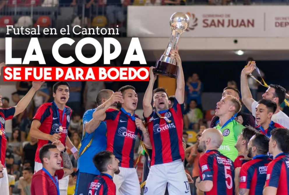En el Cantoni, San Lorenzo se consagró campeón de la Liga Nacional de Fustal