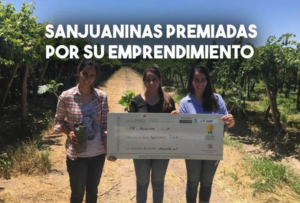 Sanjuaninas recibieron un importante premio por su emprendimiento