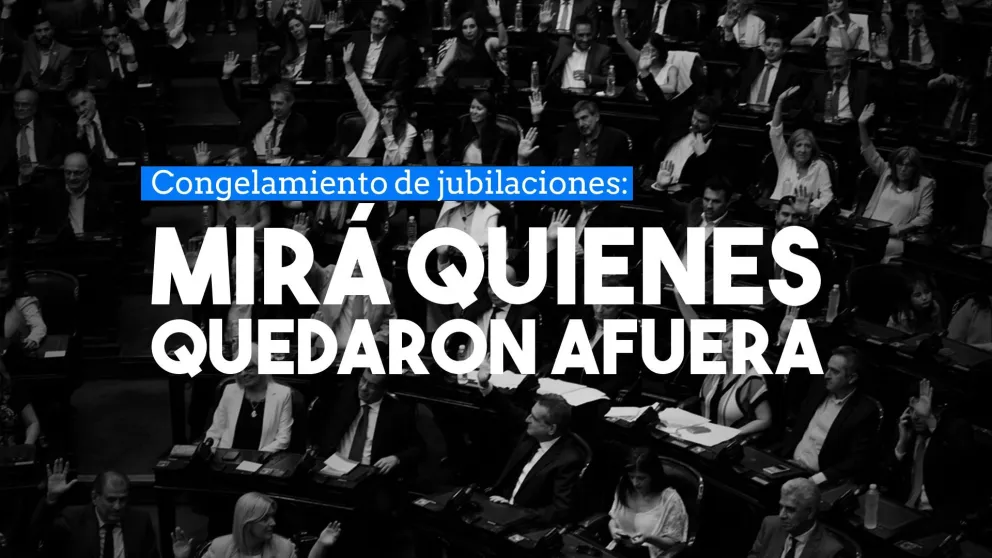 Ex presidentes, jueces y fiscales no entrarán en el congelamiento de las jubilaciones