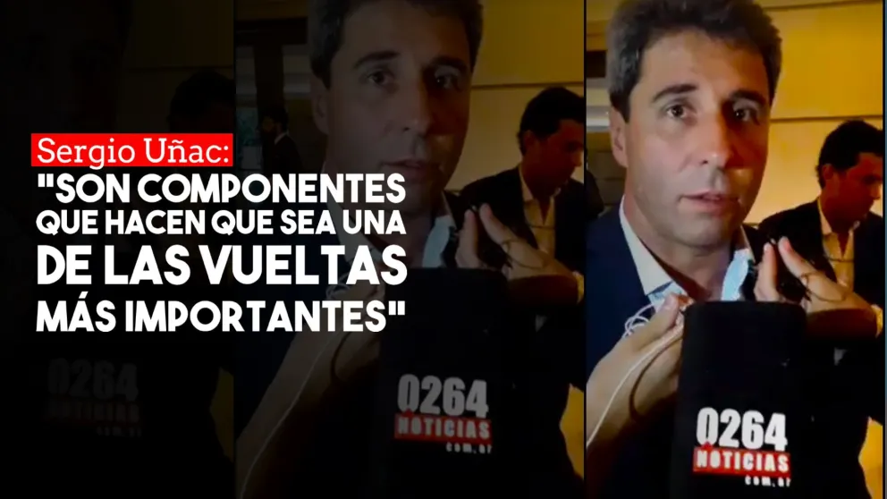 Sergio Uñac: "Son componentes que hacen que sea una de las vueltas más importantes"
