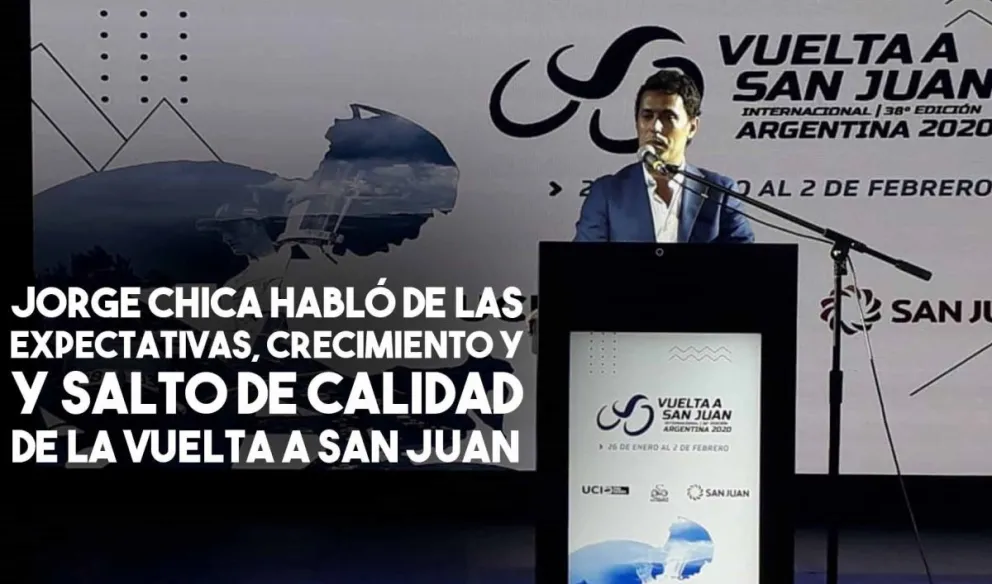 Jorge Chica sobre la vuelta a San Juan "Los sanjuaninos estamos preparados para ser protagonistas"