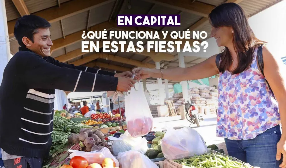 Así funcionarán los servicios en Capital durante la festividad de Navidad y Año Nuevo