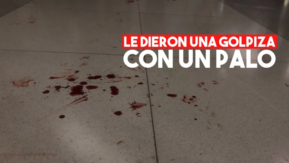 Lo atacaron a golpes con un palo y llegó al hospital gravemente herido