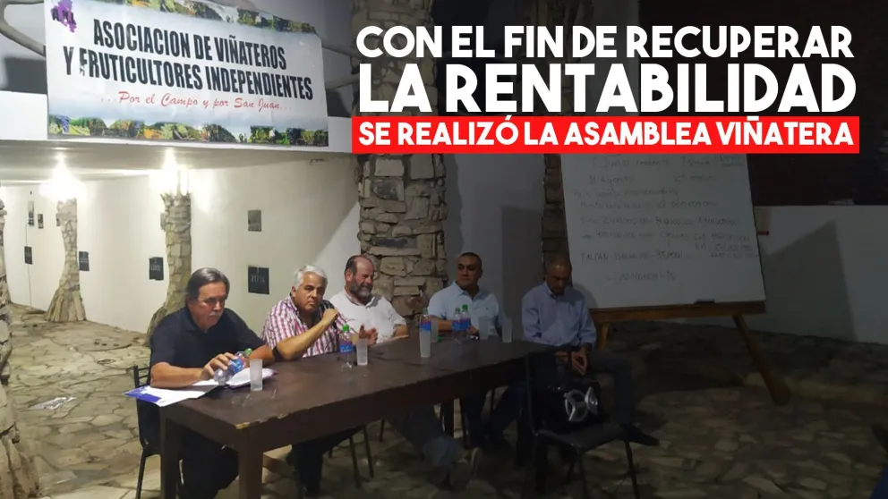 Viñateros se reunieron con el ministro de Producción para buscar rentabilidad en la industria