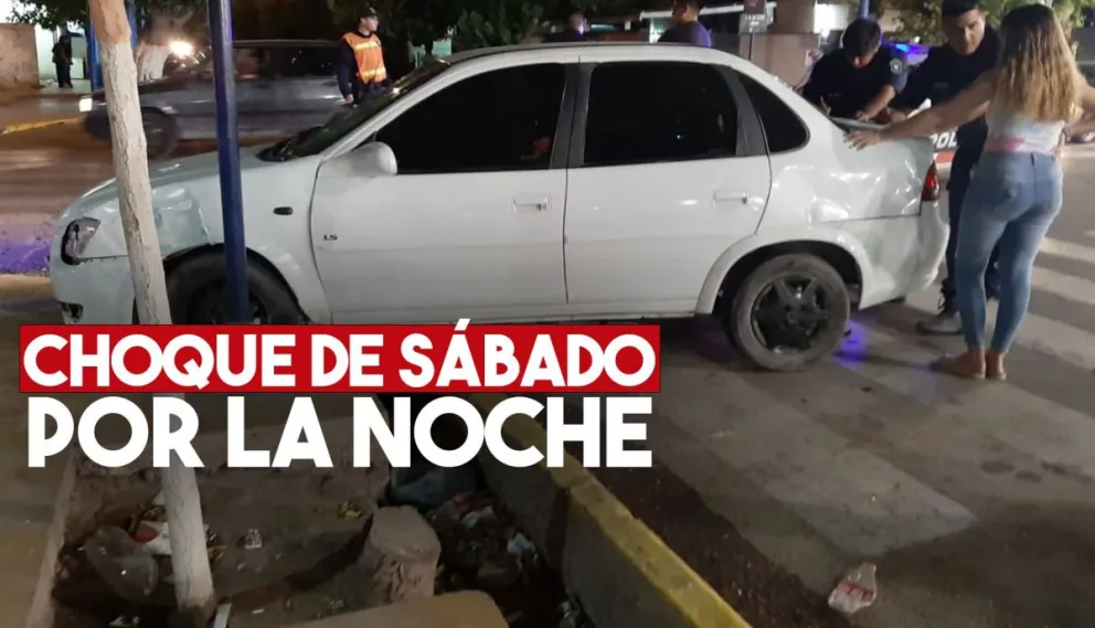 Fuerte choque a metros de la plaza de Albardón: un herido