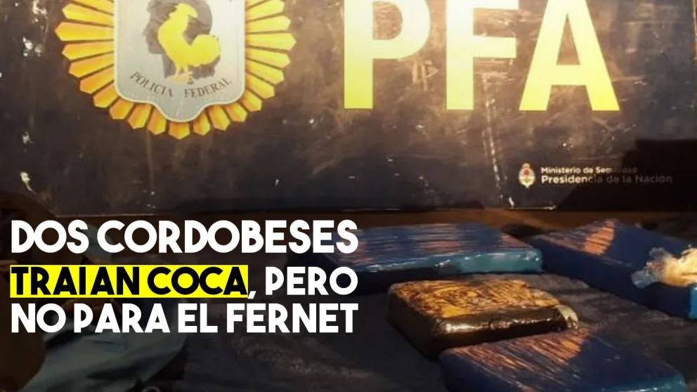 Cayeron dos cordobeses en El Encón con más tres kilos de cocaína