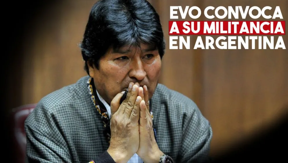 Evo prepara un acto con su militancia en el límite de Argentina y Bolivia