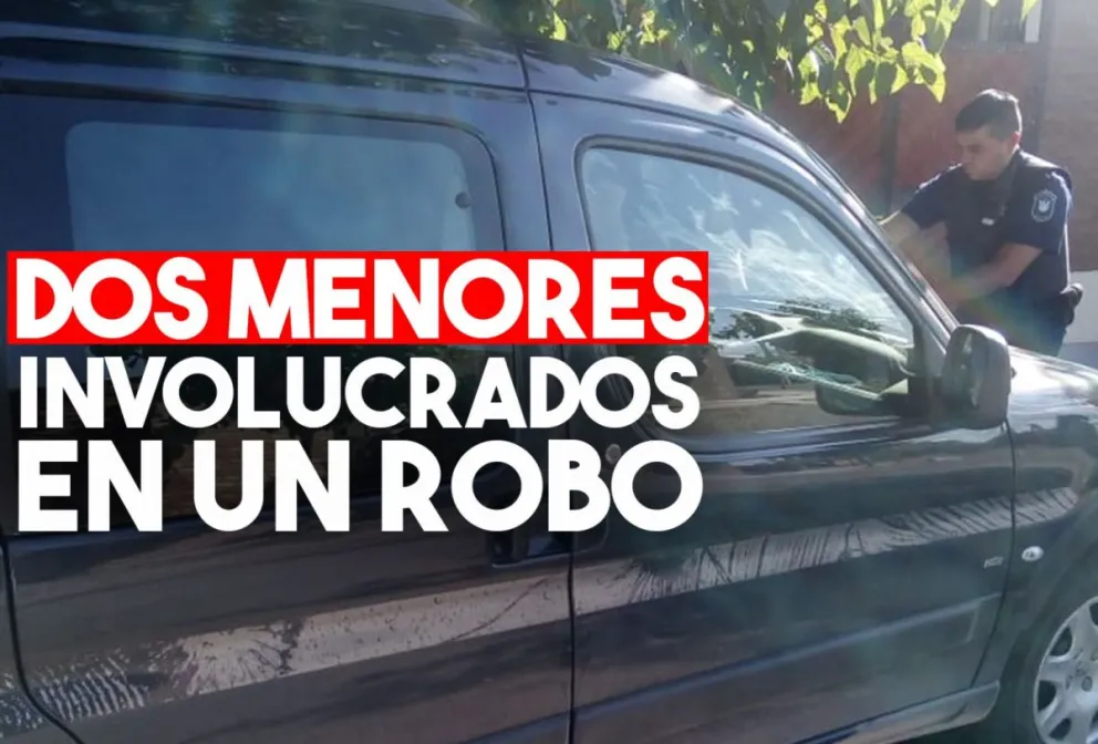 Dos menores y otro joven abrieron una camioneta y robaron pertenencias
