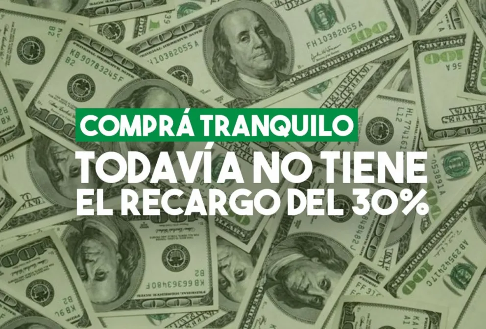 No se reglamentó la ley de Emergencia Econímica y aún no rige el recargo del 30% a la compra de dólares