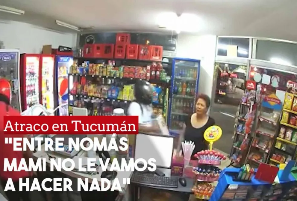 Robaron un maxikiosco y atendieron a una clienta