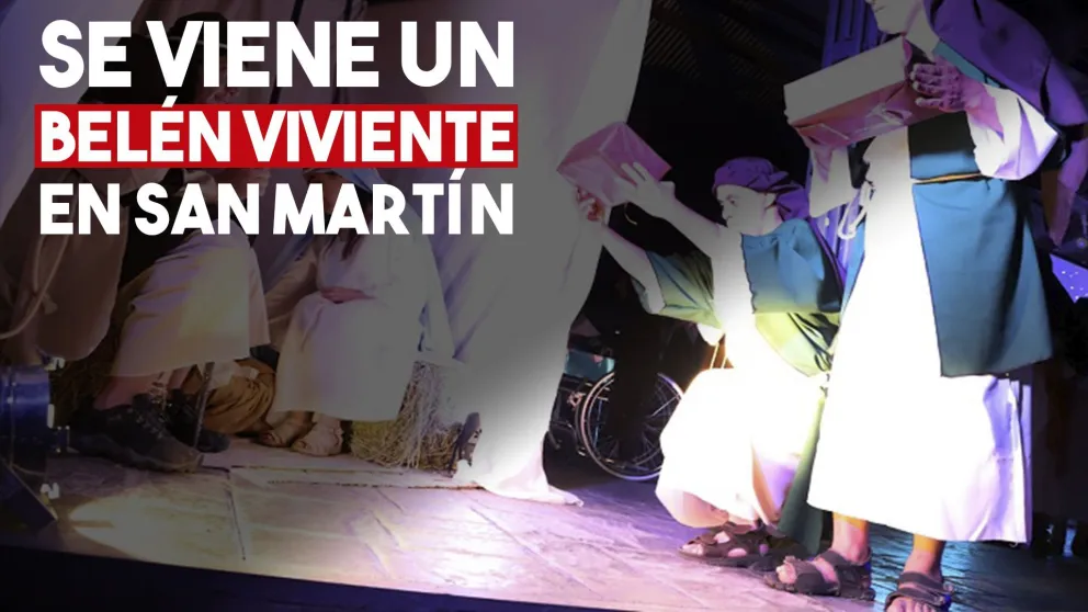 San Martín prepara el Belén Viviente más grande del país
