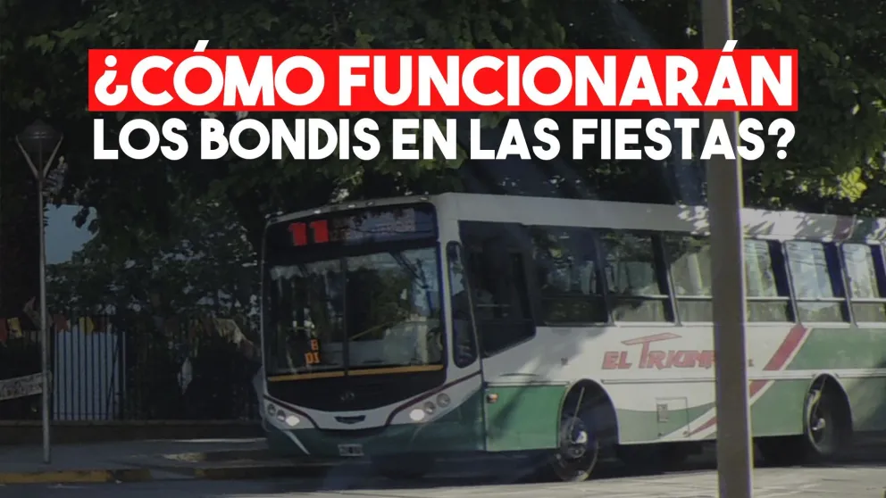 ¿Cómo funcionarán los colectivos en las Fiestas?