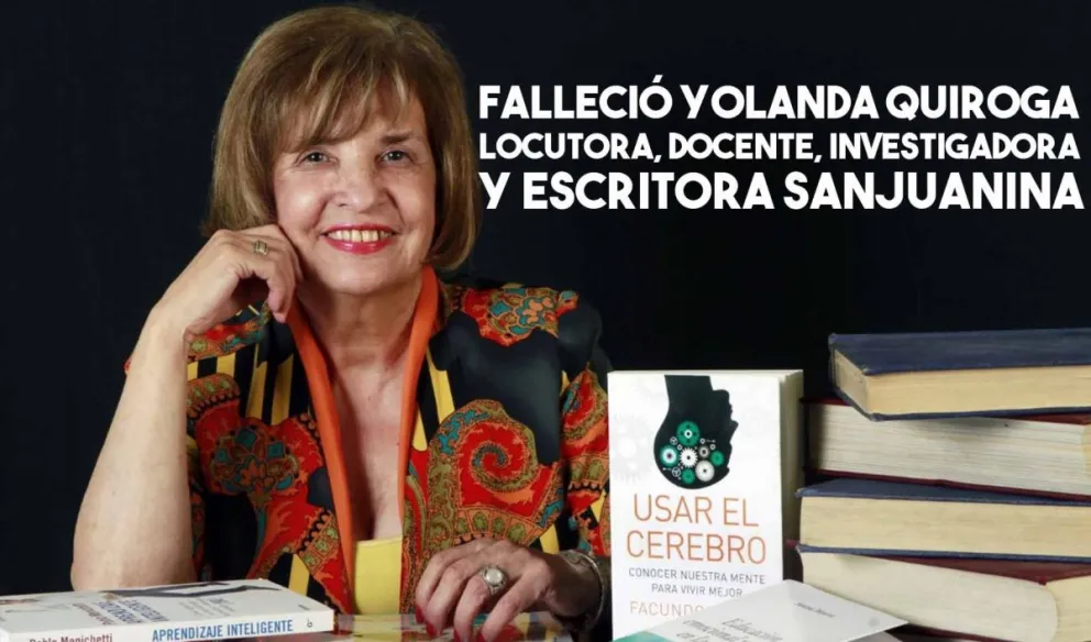 Falleció la escritora Yolanda Quiroga