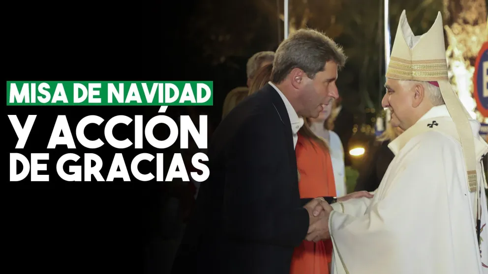 Se celebró la Misa en Acción de Gracias por Navidad, en Casa de Gobierno