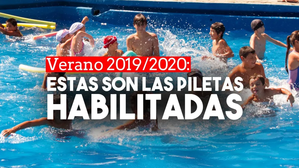 Estas son las piletas habilitadas para la temporada 2019-2020