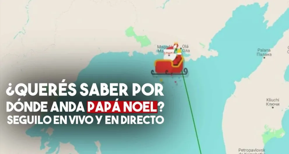 ¿Por dónde anda Papá Noel?