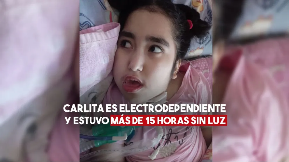 La familia de una nena electrodependiente y una noche de pesadilla