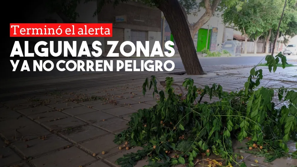 Casi un día después, cesó el alerta meteorológico para algunas zonas de San Juan