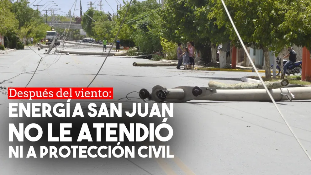 Desde Protección Civil afirman que Energía San Juan no les atendió los llamados de reclamos