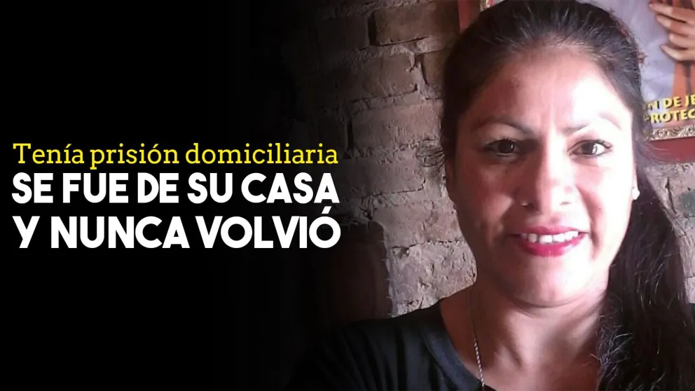 Buscan a una mujer que salió y no regresó: tenía prisión domiciliaria y detuvieron a su pareja