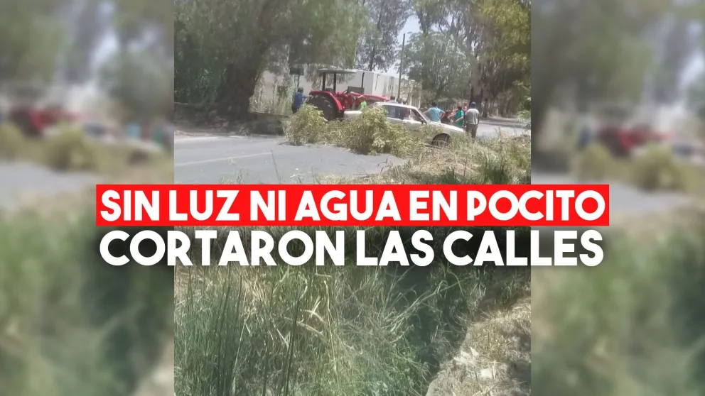 Vecinos de Pocito cortaron la calle por falta de respuestas ante los cortes de luz y agua