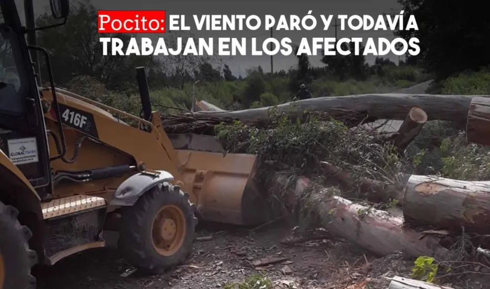 En Pocito asisten a los damnificados que no tienen luz, ni agua