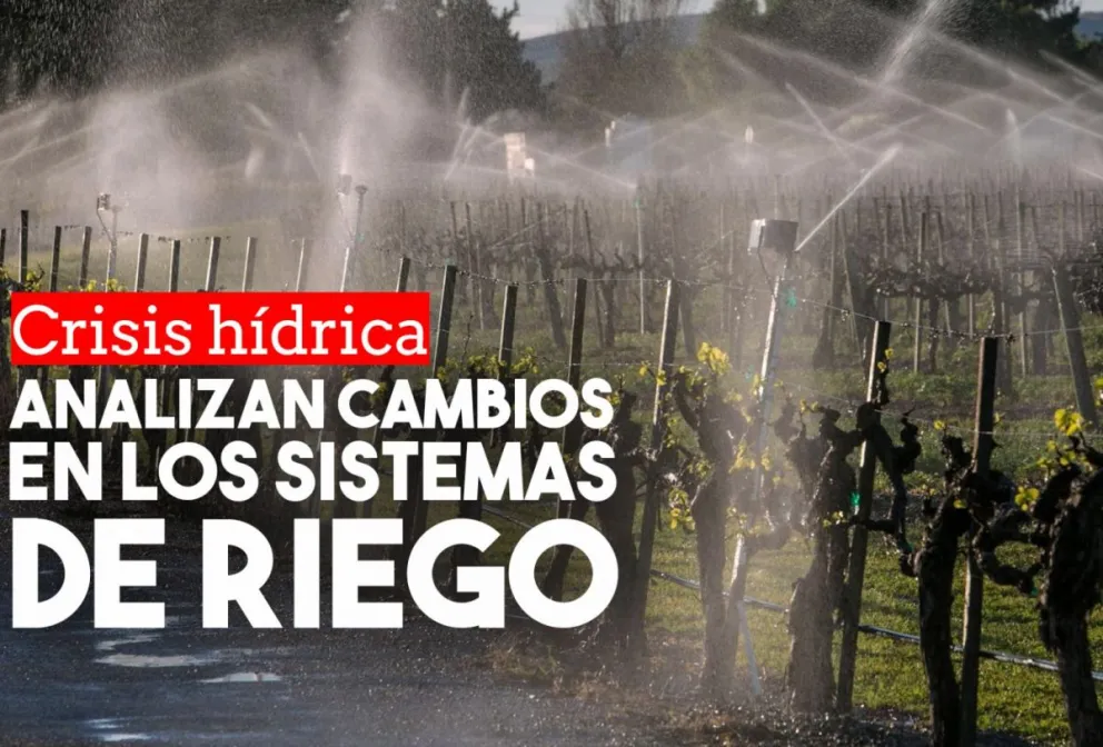 Buscan la reconversión de los sistemas de riego para optimizar el uso del agua