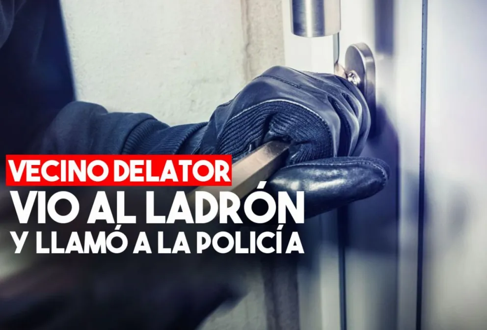 Entró a una casa para robar pero el vecino lo delató