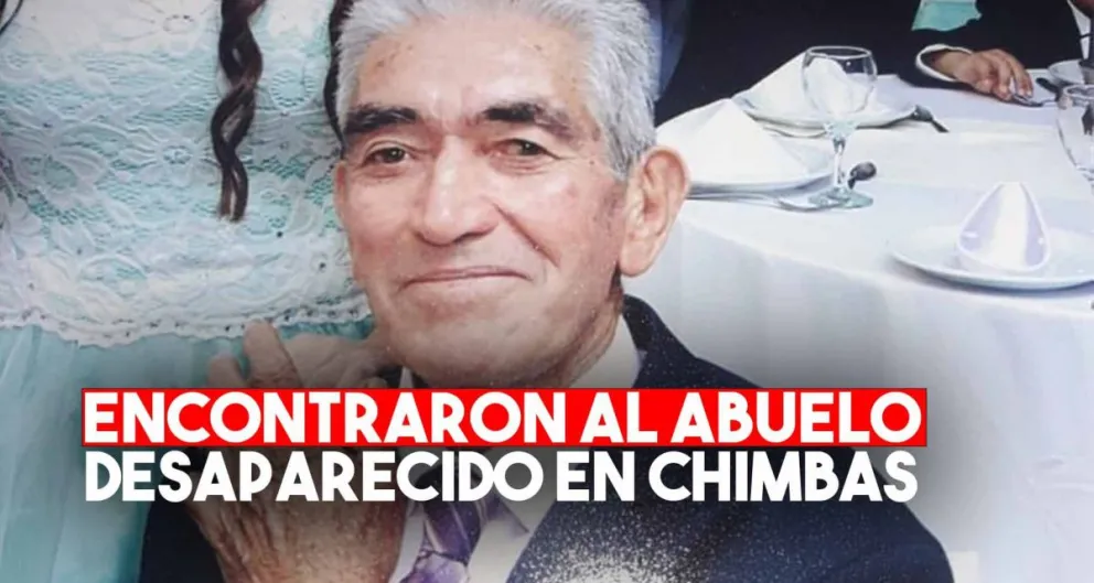 Apareció el abuelo intensamente buscado en Chimbas