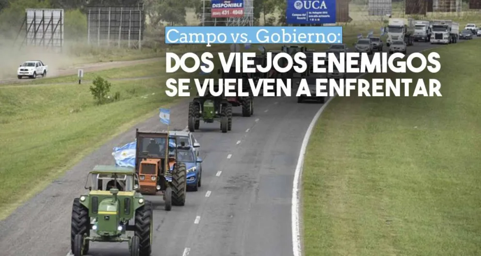 Como en el 2009, el campo salió a "tractorear"