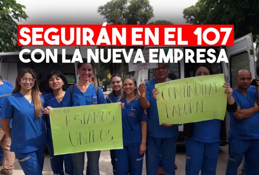 Los trabajadores del 107 serán absorbidos por la nueva empresa adjudicataria