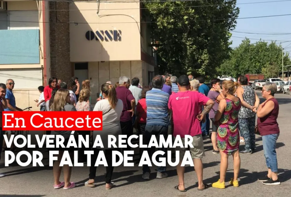 Los cauceteros siguen con problemas con el agua y volverán a reclamar