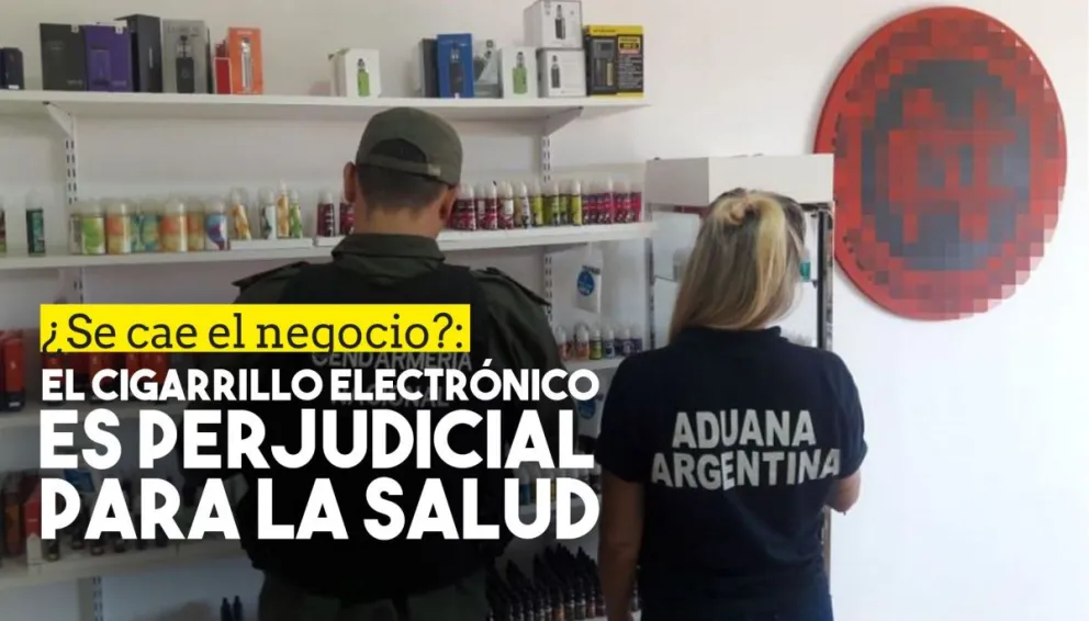 Secuestraron más de 20 millones en cigarrillos electrónicos