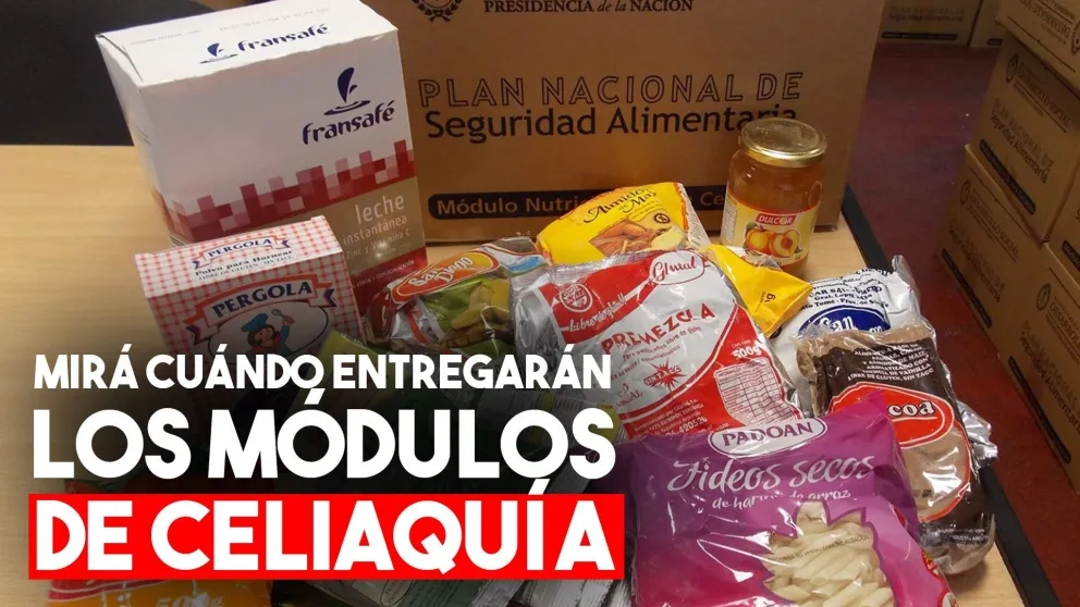 Ya está la fecha para la entrega de módulos de celiaquía