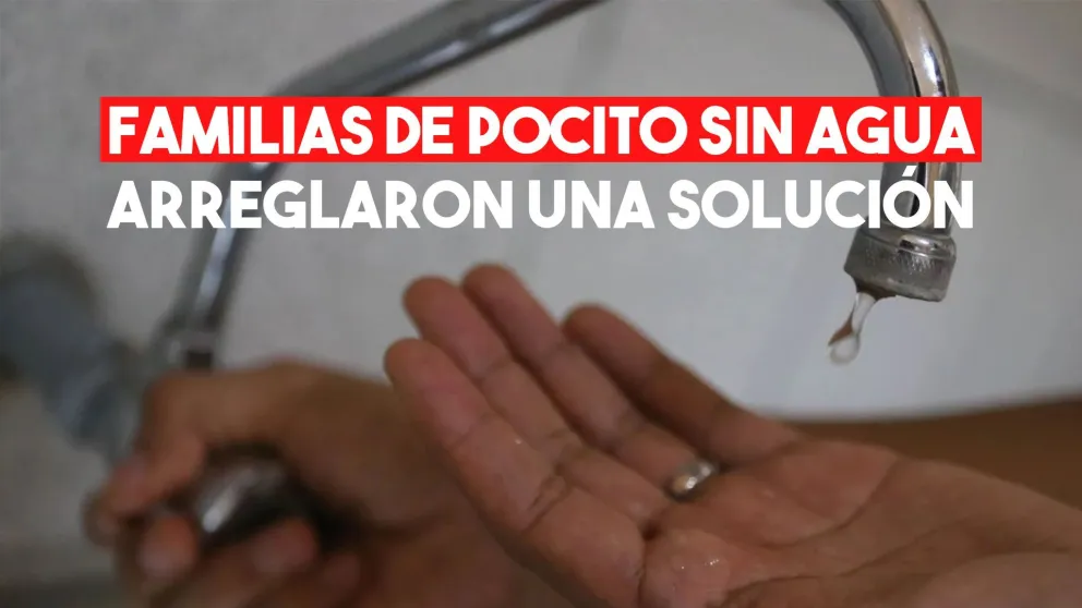 Pocito intercedió ante OSSE y acercó una solución para vecinos con problemas de agua