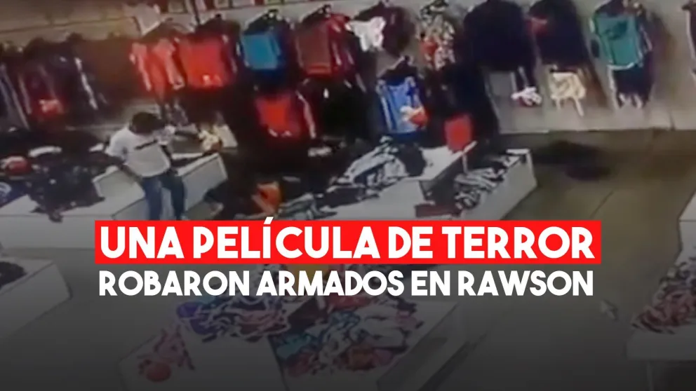 Ingresaron armados a robar a un local de Rawson y se llevaron 300 mil pesos