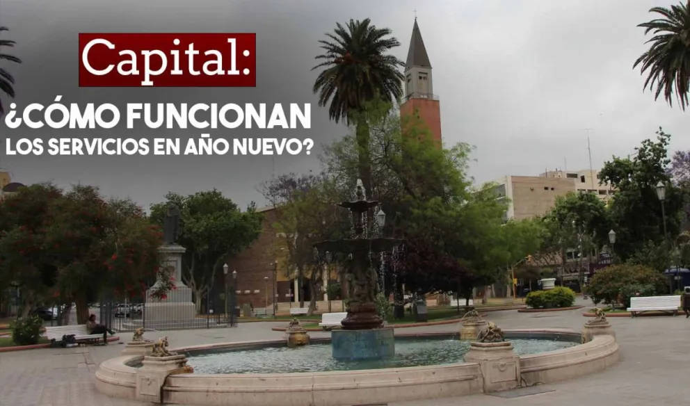 Así funcionarán los servicios en Capital por Año Nuevo