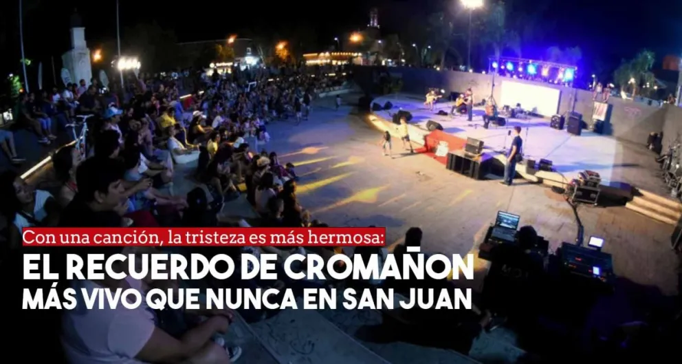 Diez bandas sanjuaninas homenajearon a las víctimas de Cromañon