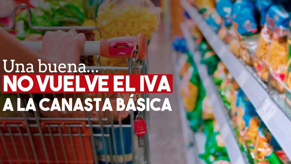 Acuerdo para no trasladar el total del IVA a 27 productos de la canasta básica