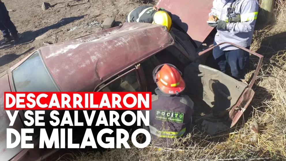 Un siniestro vial dejó a dos personas heridas en Rawson
