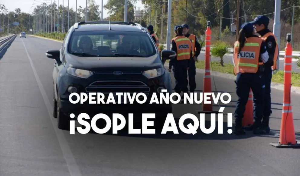 Operativo año nuevo: 225 actas de infracción, 89 vehículos radiados y 57 controles de alcoholemia positivos